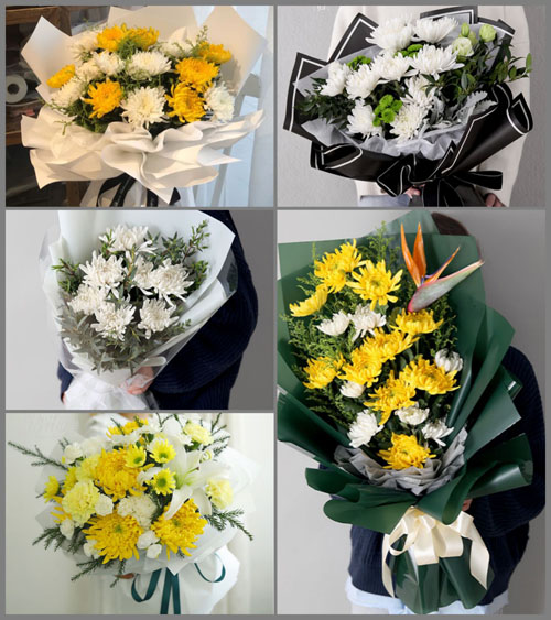 安徽池州市贵池区杏花村街道杏花村社区白事花束代送